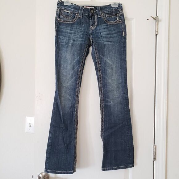 ReRock for Express barely boot jeans 0 - Picture 2 of 5